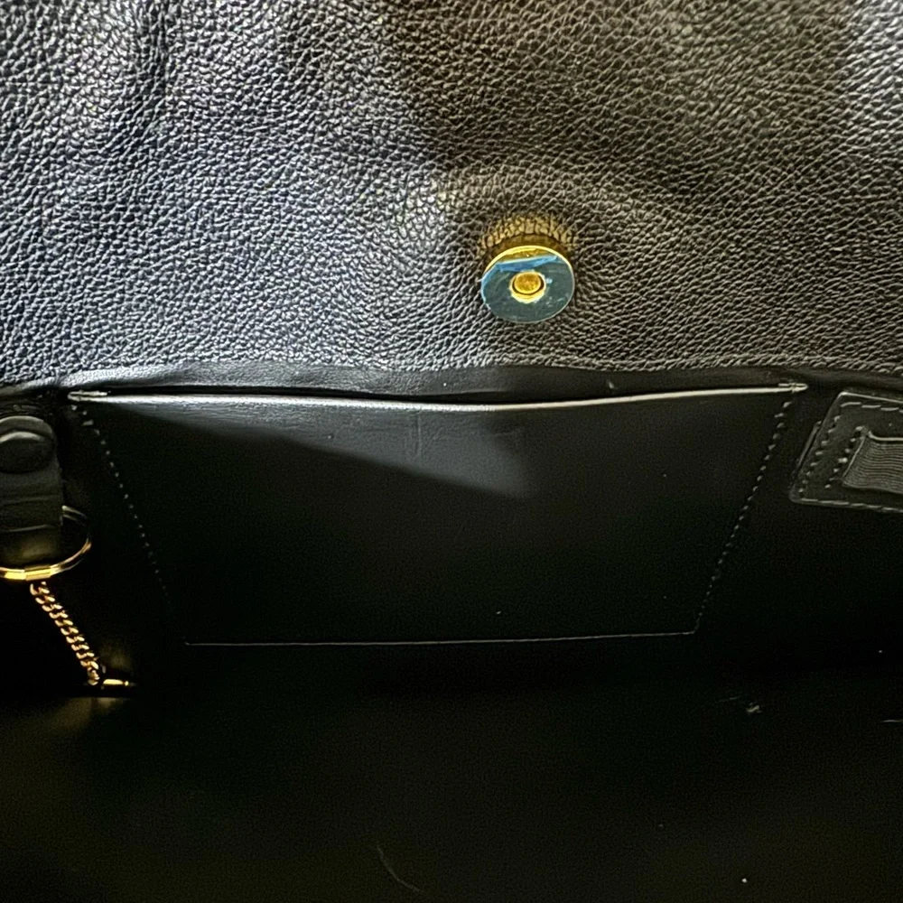 Givenchy Black Leather Portfolio Bag